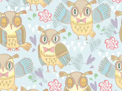 Owls Pattern