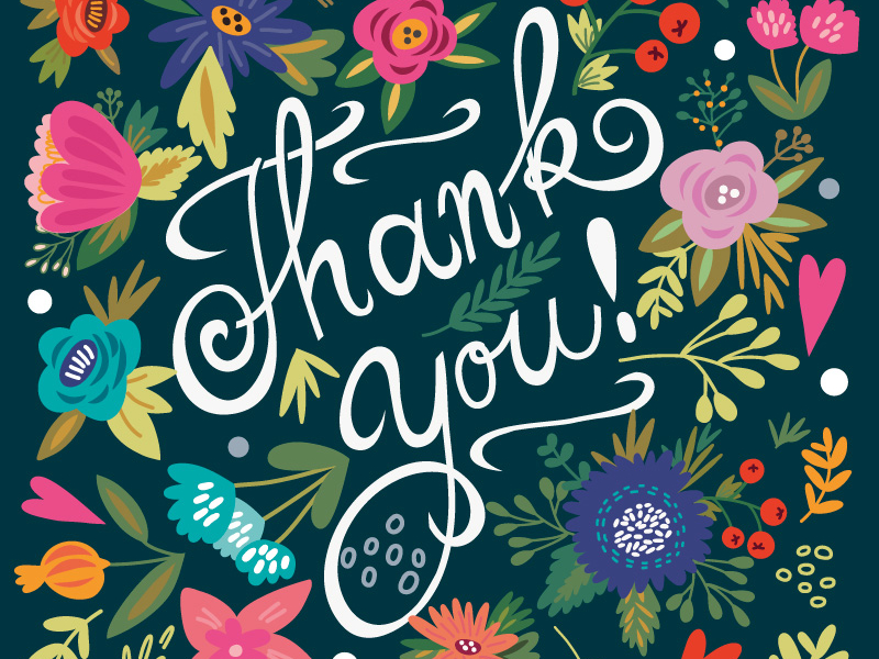 Thank You by Marusha Belle on Dribbble