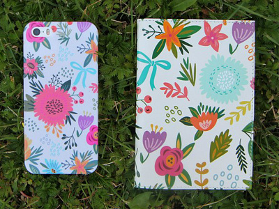 Summer stuff crazy pattern flower life marushabelle sweet vector