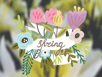 Spring Flowers banners marushabelle spring