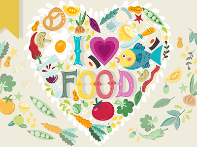 Food food holiday illustrations marushabelle