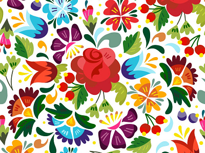 Russian Floral Pattern