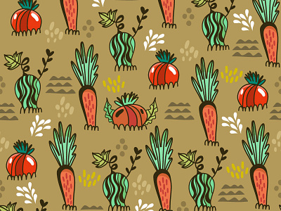 Harvest Pattern autumn harvest marushabelle pattern