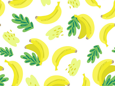 Pattern Banana banana happy marushabelle pattern summer yellow