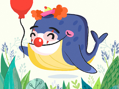 It (whale version) balloon character fun marushabelle whale