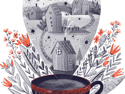 Tea cozy illustrations marushabelle tea