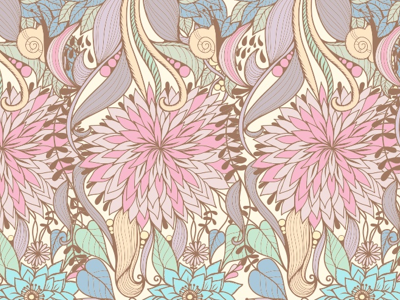 Floral vector pattern