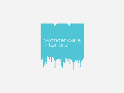 wonderwalls interiors logo identity logo