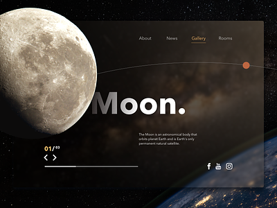 No moon's sky darkui hire moon ui webdesign website