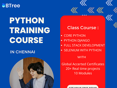 PYTHON CERTIFICATE COURSE IN CHENNAI by BTree Systems on Dribbble