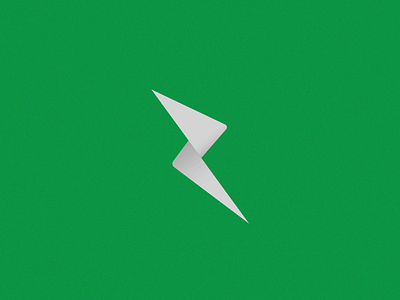 R letter logo enegy green letter logo r