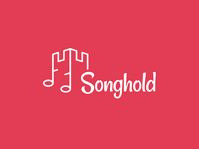 Songhold castle logo music notes song stronghold