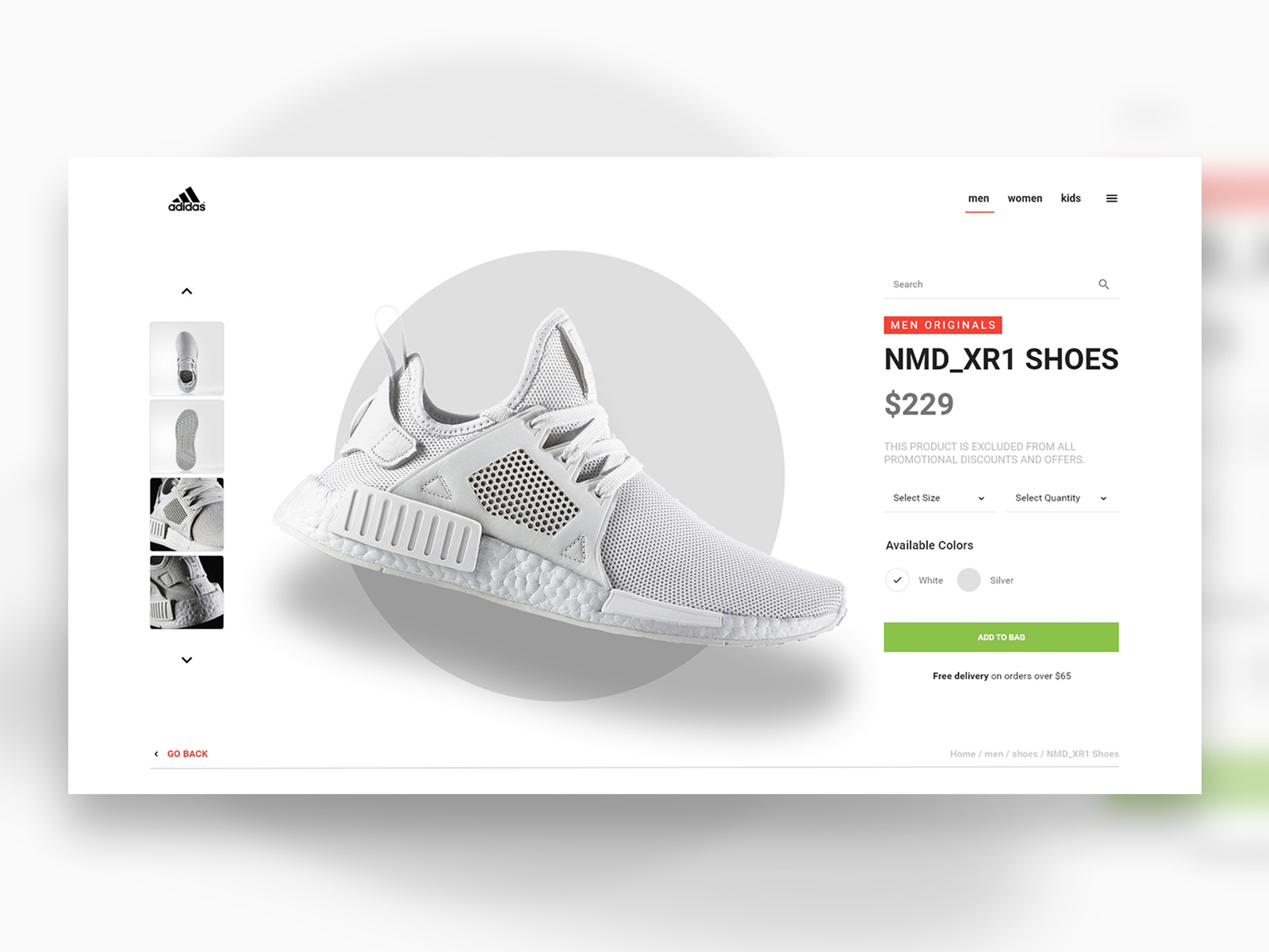 Adidas originals 2024 web store