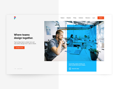 Figma - Landing Page - Redesign