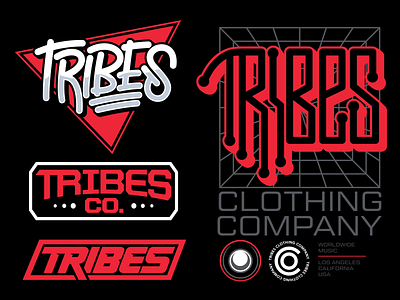 Tribes apparel branding design graphic graphic design illustration logo type vector