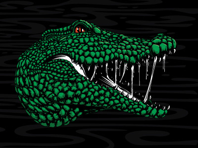 Alligator alligator animal art artwork design graphic illustration