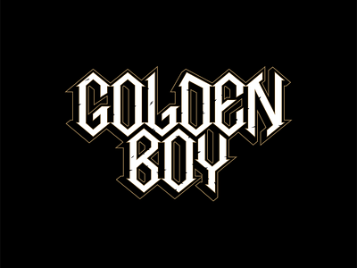 Golden Boy apparel branding design graphic graphic design identity illustration logo shirt tee type typography vector