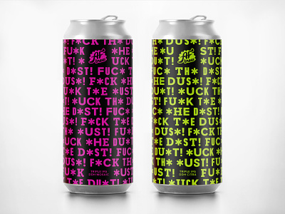 AF Brew F*uck The Dust! Triple IPA DDH afbrew beer brew can craft ddh ipa