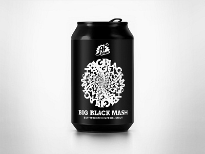 AF Brew Big Black Mash Imperial Stout afbrew beer big black butterscotch can craft imperial mash stout