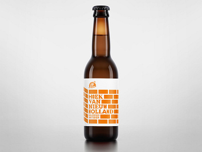 AF Brew Hoek Van Niew Holland Witbier afbrew beer bottle brew brick craft holland orange