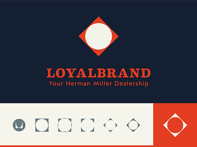 LoyalBrand aeron branding design embody herman miller identity logo loyalbrand minimalist design mirra sayl swiss style