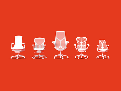THE FAM 🧡 3d aeron chairs cosm design embody herman miller loyalbrand minimalism mirra office office furniture sayl swiss design