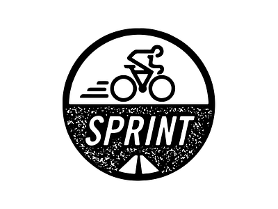 SPRINT Illustration bike icon cycling icon identity illustraiton logo tour de france