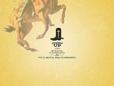 Cowboy Up Identity austin austin texas banner branding cowboy email horse identity logo texas vintage western