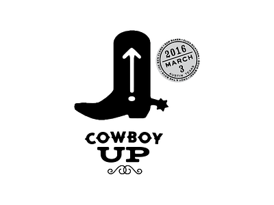 Cowboy Up Identity austin austin texas branding cowboy cowboy up horse identity logo texas vintage western