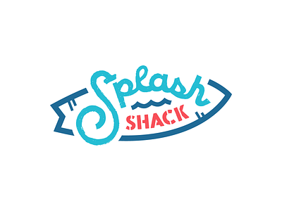 Splash Shack Logo design identity kids logo water water park