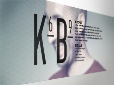 K6B9 Website css design html personal portfolio responsive web webdesign