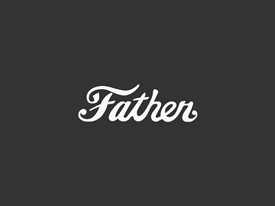 Father Logo austin identity illustration logo type