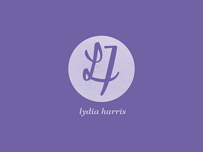 Lydia Harris Logo austin identity illustration logo type