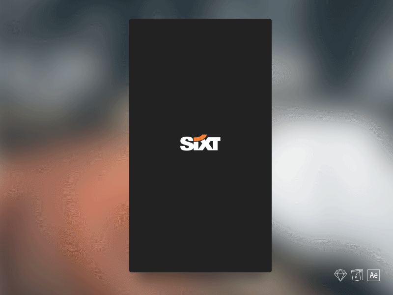 Daily UI 001 - Sixt's Sign up concept app apple car daily ui flinto iphone login mobile rental sign up six sketch