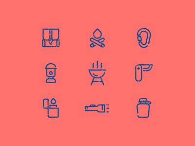 Camping Icons