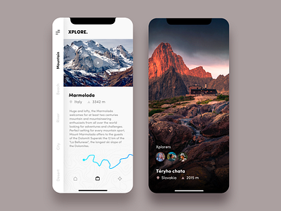 Xplore - Trip planner app concept