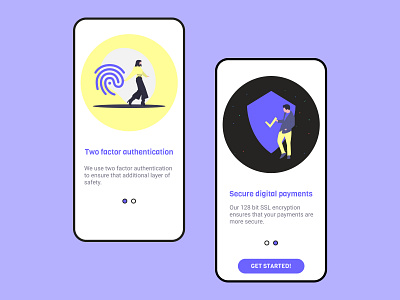 Digital payments app onboarding