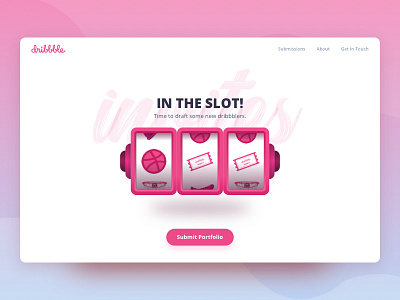 Dribbble Invites x2 design draft dribbble invites website