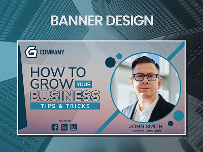 Banner Design banner design graphic design poster social media post thumbnail