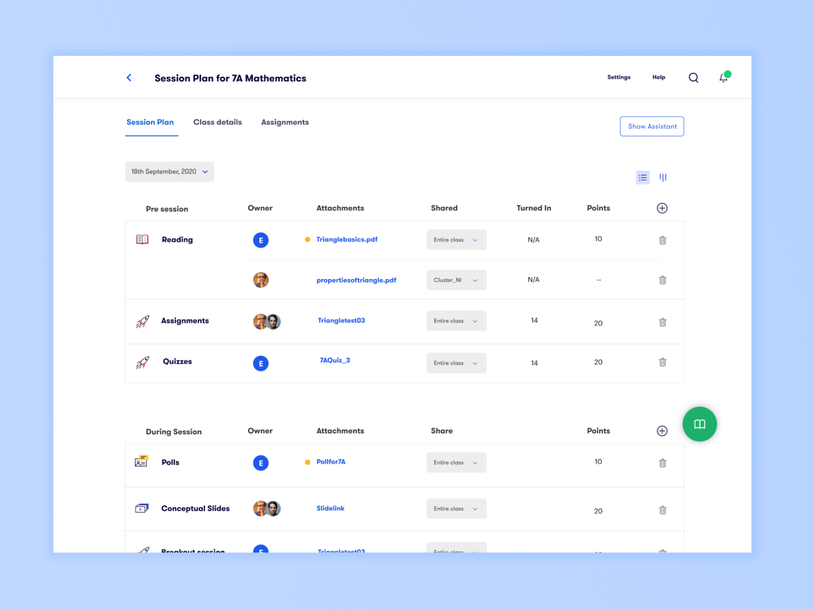 Session plan for online classes by Debanjana Saha on Dribbble