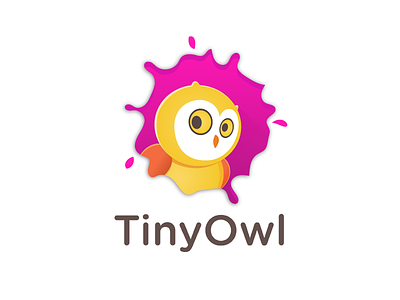TinyOwl logo For Holi customized holi india logo