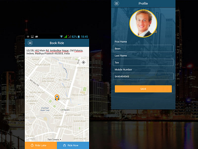 Taxi Booking application - Passenger app