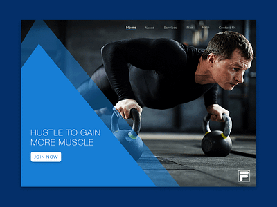 Fitness & Health brand identity branding dribbble fitness health landing page logo mobile app single page website ui web design