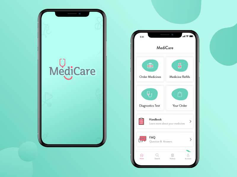 Online Medicine delivery App by Vikrant Jain for Codiant Software