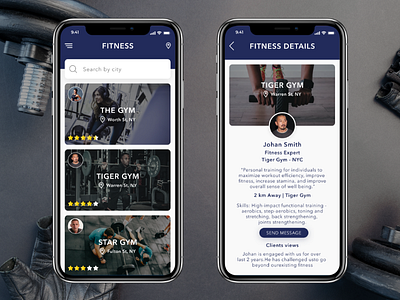 Fitness App app screen branding design fitness app iphonex mobile app ui