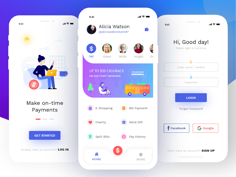 PayNow by Vikrant Jain for Codiant Software Technologies on Dribbble