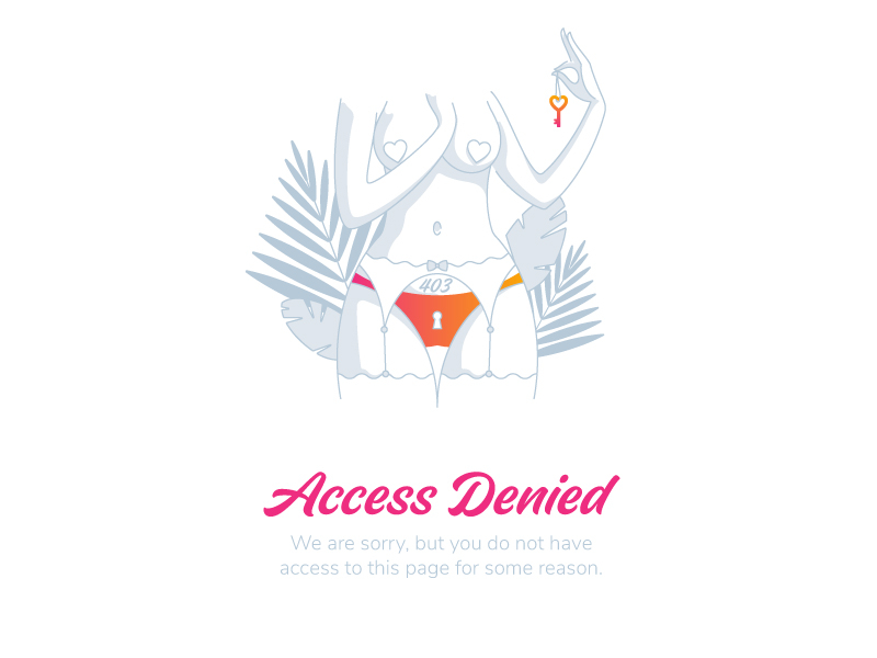 403 Page access adobe illustrator adult girl illustration key lock nude sexy vector