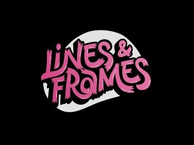 Lines & Frames graffiti identity illustration lettering letters logo paint splash vector