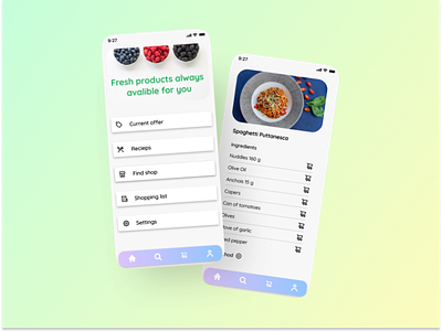 Grocery store app app design grocery grocery shop grocery store ui ux