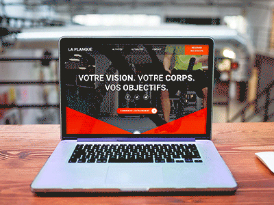 La Planque - Homepage desktop fit fitness homepage landing play sport ui ux webdesign website workout
